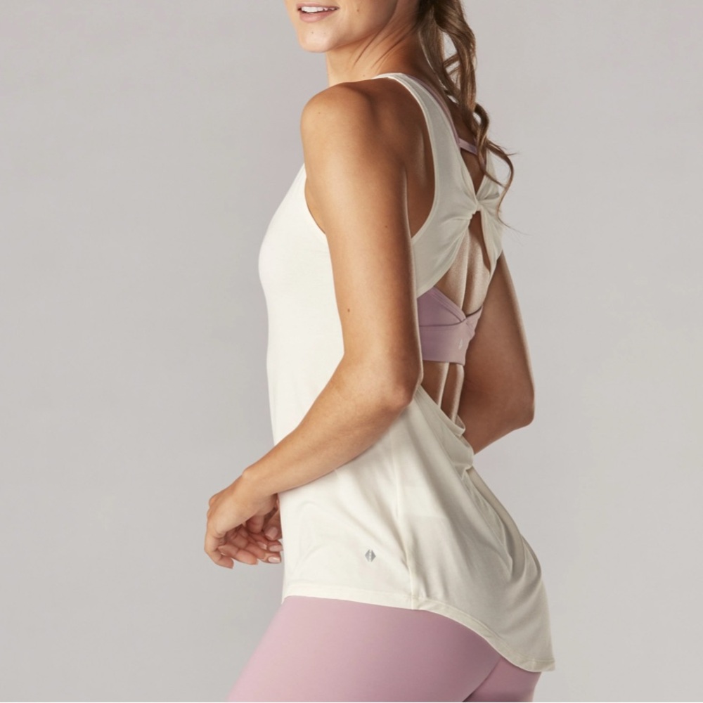 Tavi Noir Breezy Open-Back Tank – Sand (S)